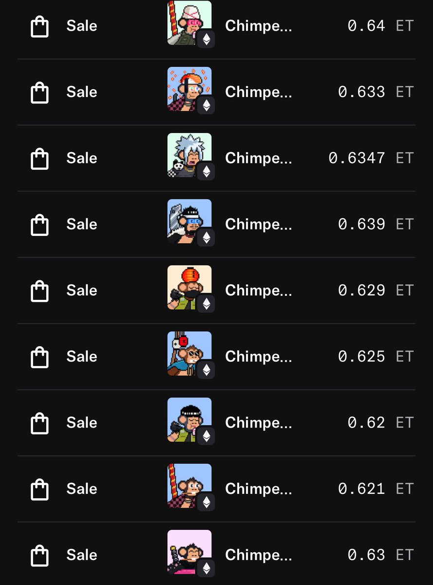 tylerdurdeth's tweet image. HIIIIIIIDE YOUR CHIMPERS! 🙈🚨
They are disappearing at an alarming rate, and there really aren’t that many to go around (5,555 to be precise)….