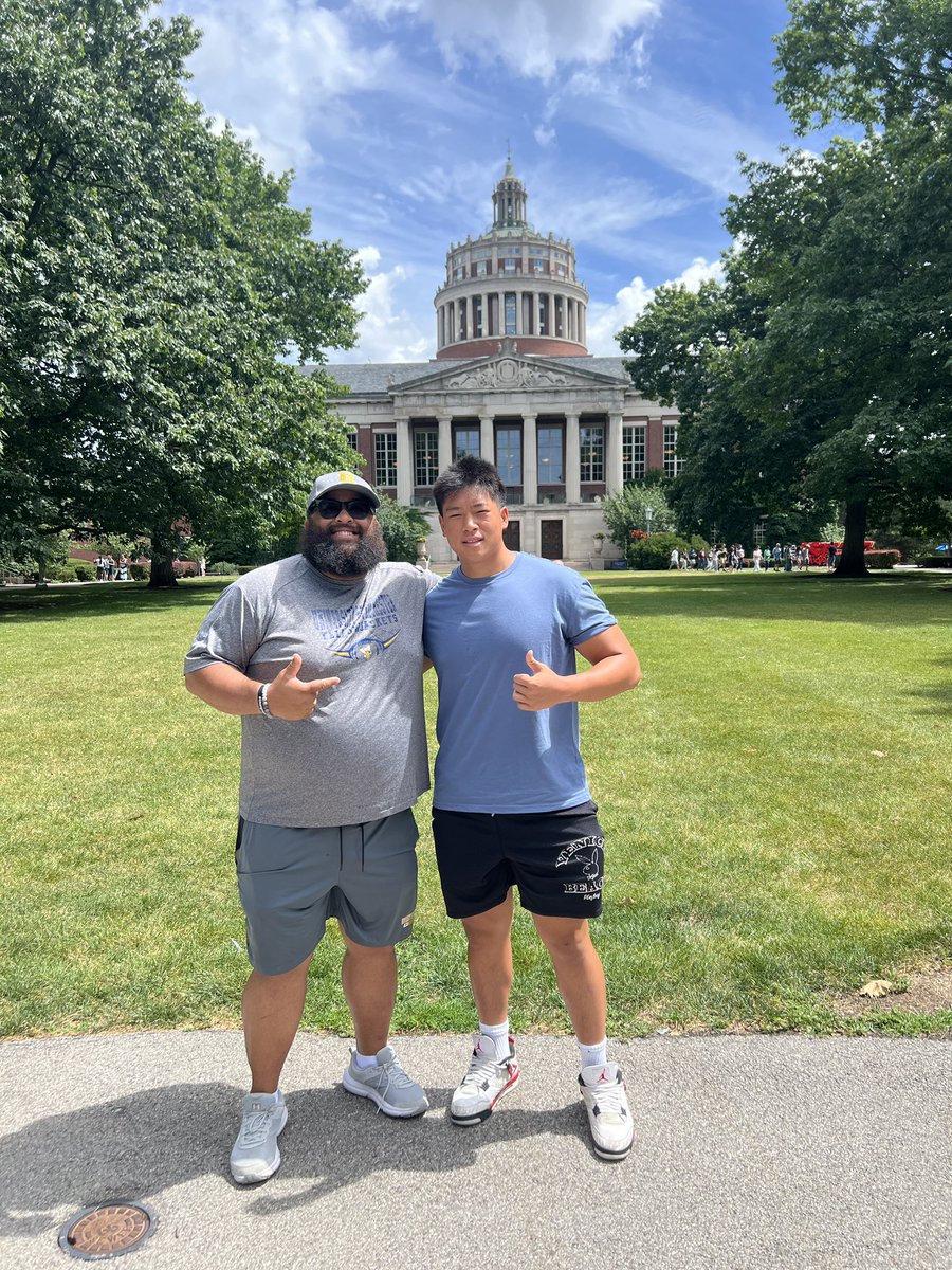 jaco_bkim's tweet image. After a great visit with @IamcoacHHeav I’m blessed to have received an offer of support in the admissions process at University of Rochester!