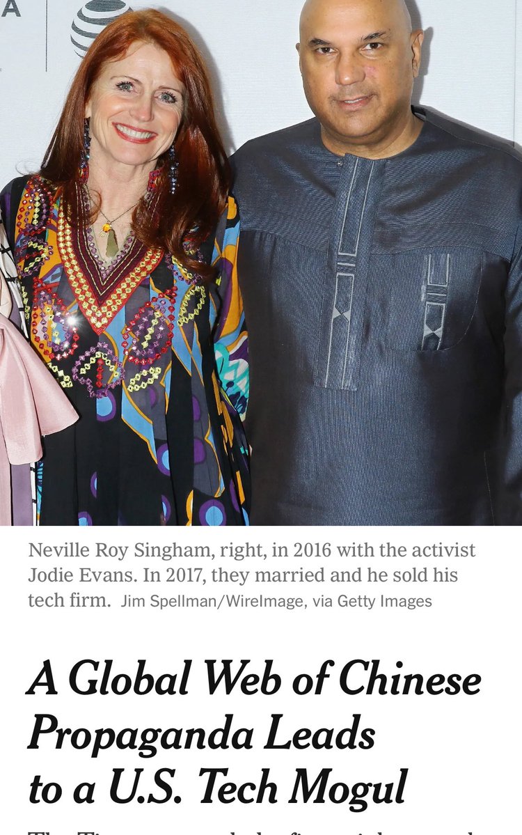 There was an investigation by NYT that found similarities:

"Mr. Singham works closely with the Chinese government media machine and is financing its propaganda worldwide.
From a think tank in Massachusetts to an event space in Manhattan, from a political party in South Africa to
