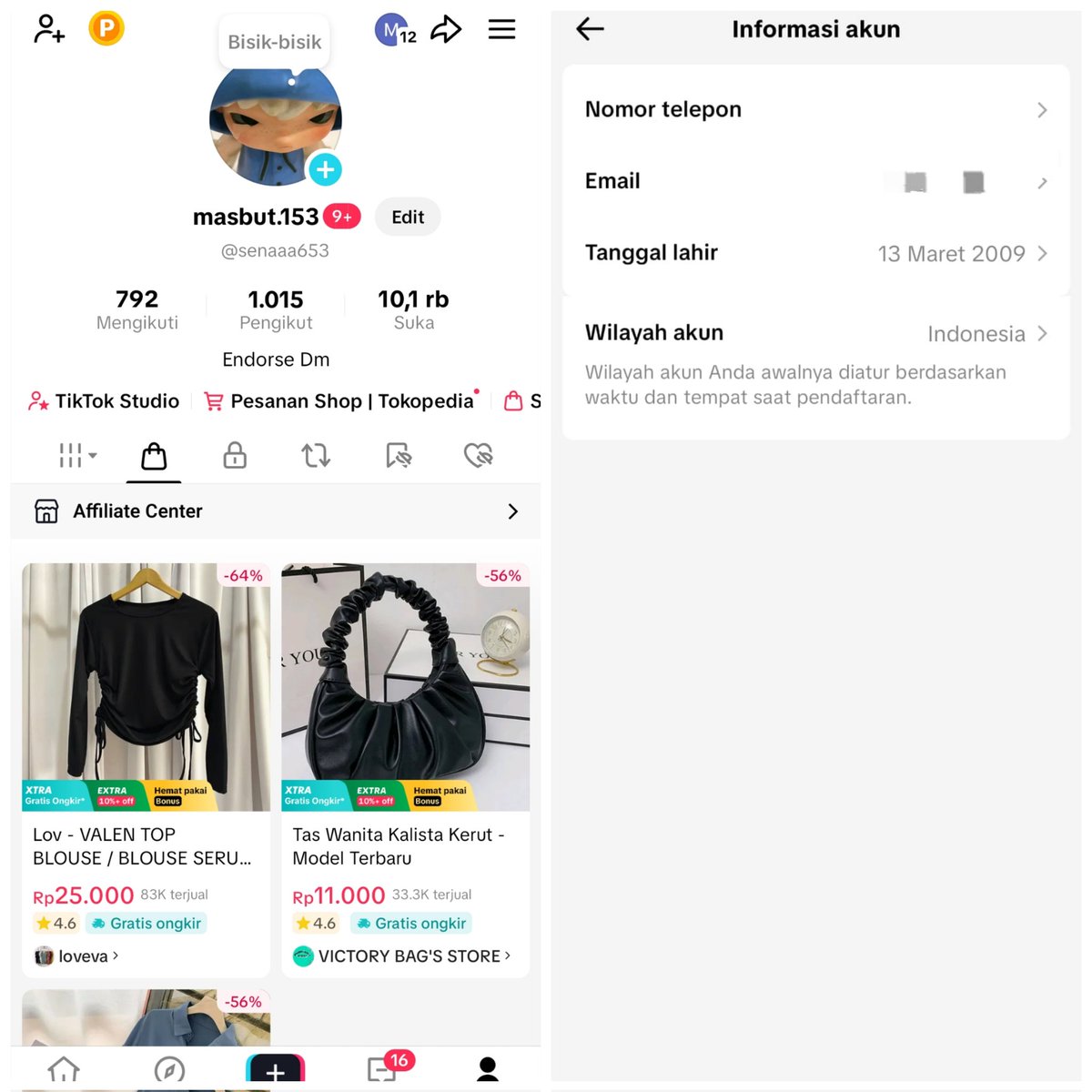 L. WTS AKUN TIKTOK tweet media