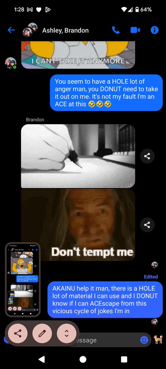 ChrolloIshtar's tweet image. Been making Ace jokes for the last he two my friends who are one piece fans...needless to say I think my brother wants to k?ll me now 😂😂