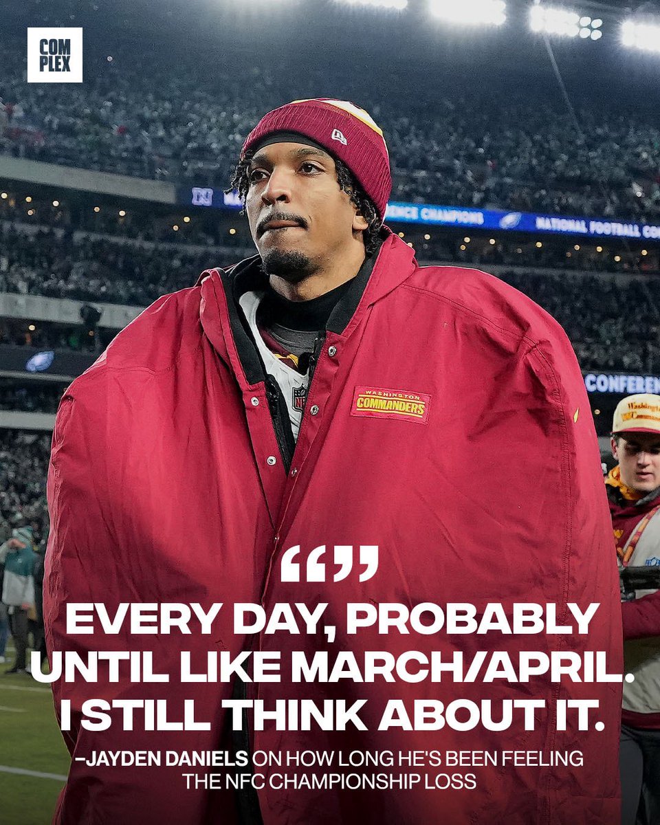 ComplexSports's tweet image. Jayden Daniels bout to turn it up a notch
(via: @wusa9 )