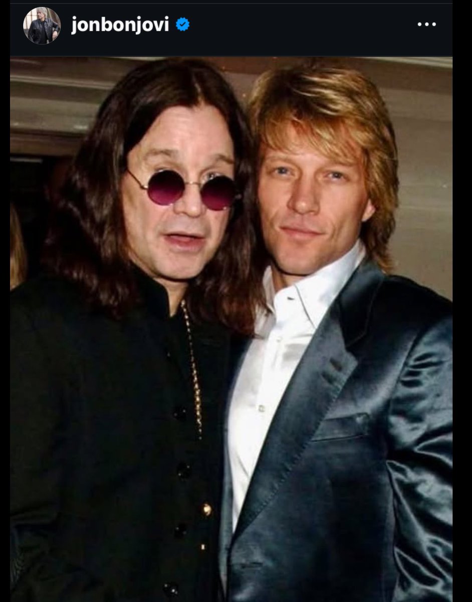 lizblizz13's tweet image. Bon Jovi &amp;amp; Ozzy 🎶💖🎶