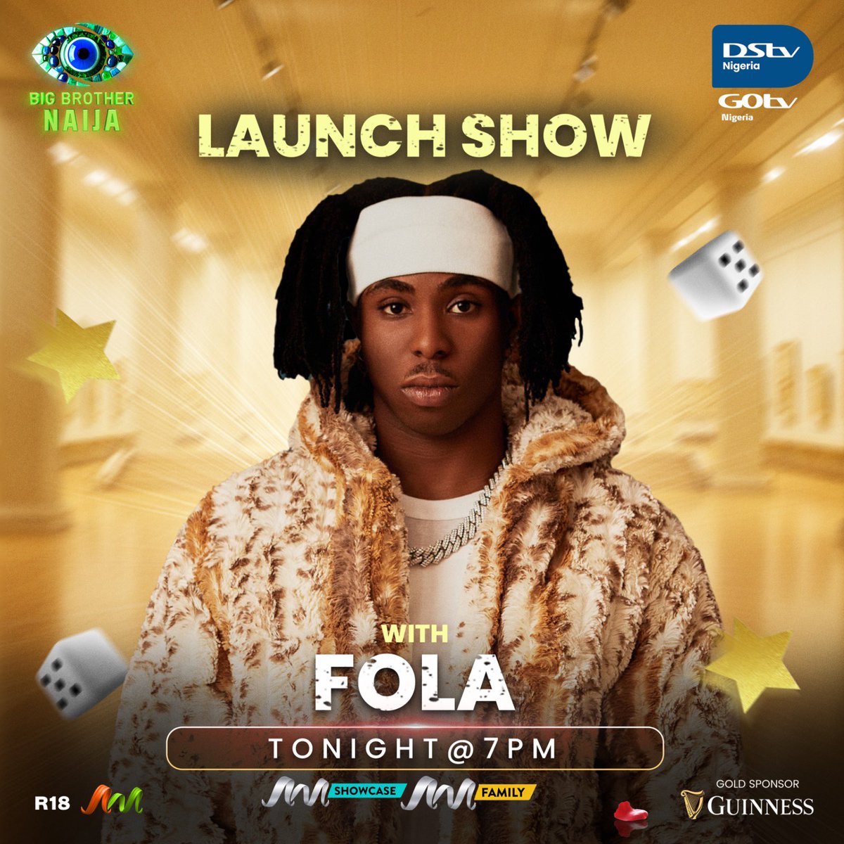 Entdaily001's tweet image. Get ready, because joy, vibes, and non-stop entertainment are coming your way tonight! π
The Launch Show of Big Brother Naija Season 10 kicks off tonight at 7 pm on GOtv CH 49 β and you donβt want to miss the grand entrance of the housemates, the drama, and all the surprisesβ¦