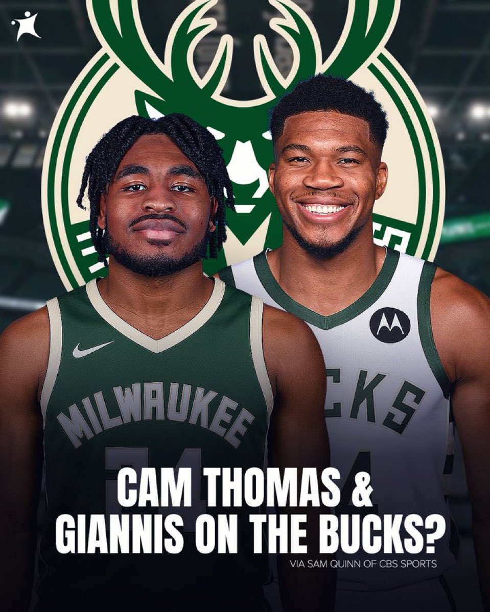BucksSpiritFr's tweet image. Les Bucks devraient se positionner sur le dossier Cam Thomas au vu de la situation entre lui et Brooklyn,
On leur envoie Kuzma ?