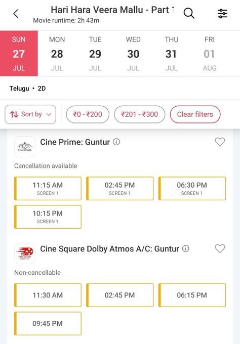 PawanismSk's tweet image. Mass Bookings For #HariHaraVeeraMallu IN Guntur ❤️‍🔥😎💥

#BlockBusterHHVM