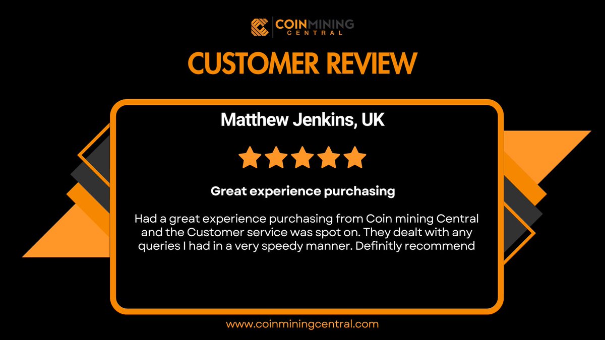 mining_central's tweet image. We're always here to answer your questions!
🟧 Friendly, expert advice
🟧 Fast global shipping and full tracking
DM us or visit here: coinminingcentral.com/pages/contact-…