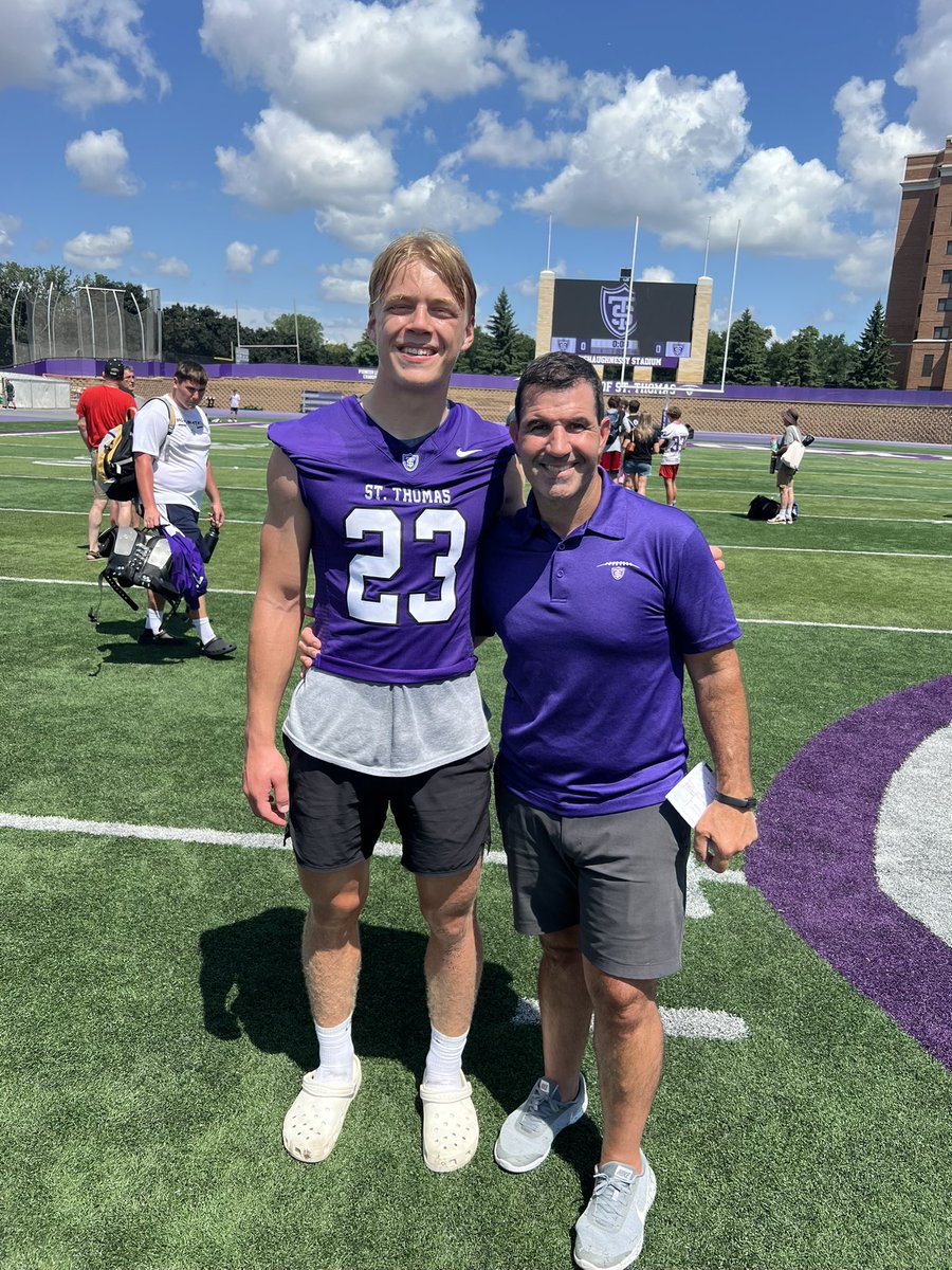 Cash Danner (@cashdanner) on Twitter photo After a great camp and conversation with <a href="/TannerWestrum/">Tanner Westrum</a> I’m blessed to announce I’ve received an offer from Saint Thomas! <a href="/Coach_Caruso/">Coach Glenn Caruso</a> After a great camp and conversation with <a href="/TannerWestrum/">Tanner Westrum</a> I’m blessed to announce I’ve received an offer from Saint Thomas! <a href="/Coach_Caruso/">Coach Glenn Caruso</a>