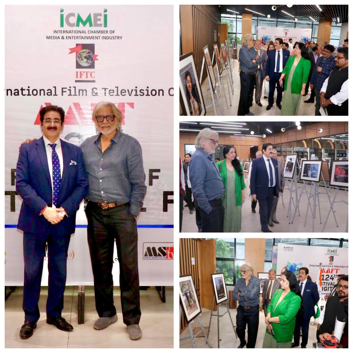 The Exhibition of Posters of Short Films from the 1st to the 124th batches of AAFT was inaugurated, showcasing the incredible journey of creativity and talent.
