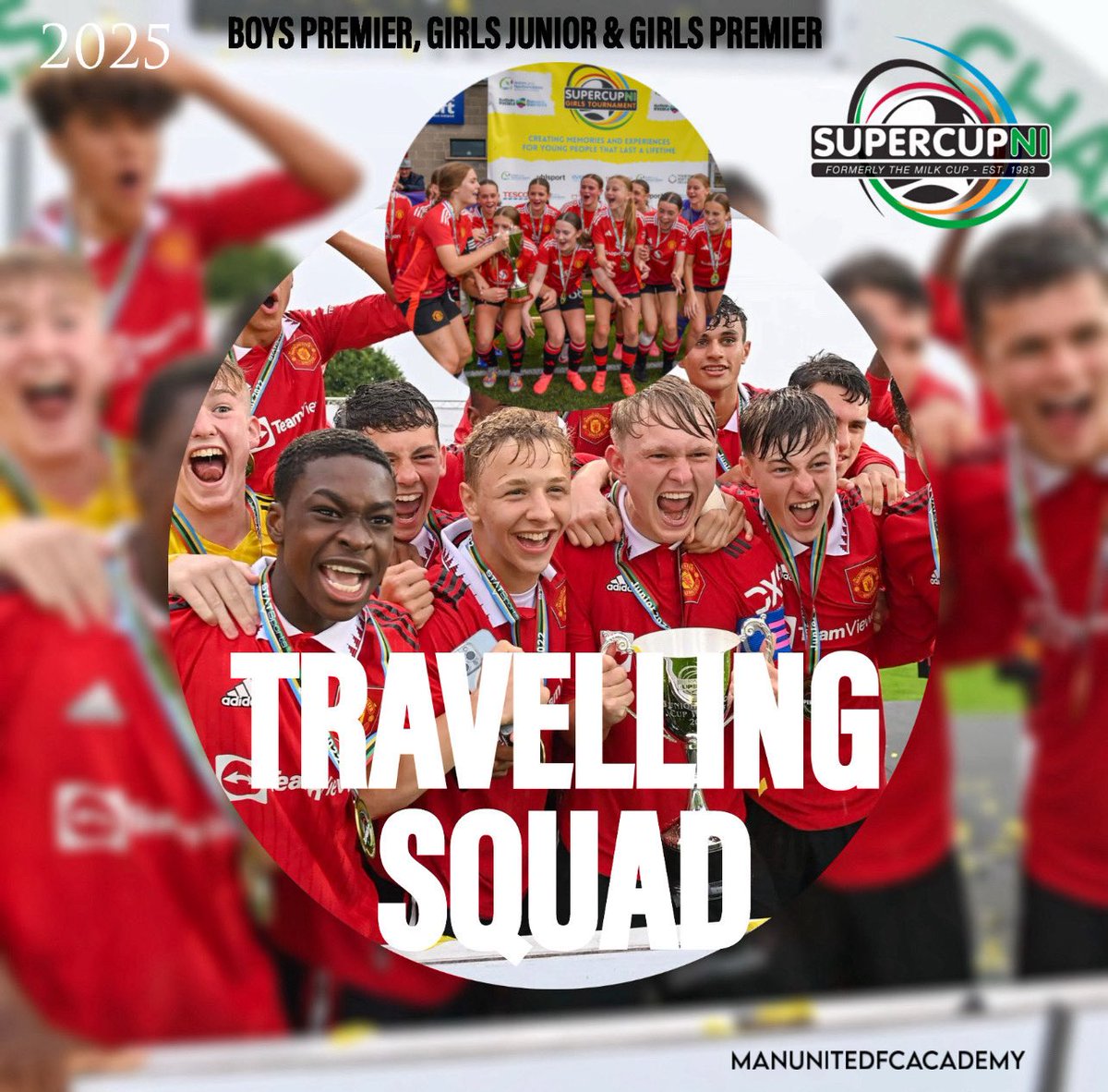 mufcacademyy's tweet image. Manchester United Academy squads for this year’s SuperCupNi have been announced.

They will start on 28th July and all the best to everyone involved from each academy squad - both boys and girls. 

I believe the games could be streamed on YouTube as well as the website.