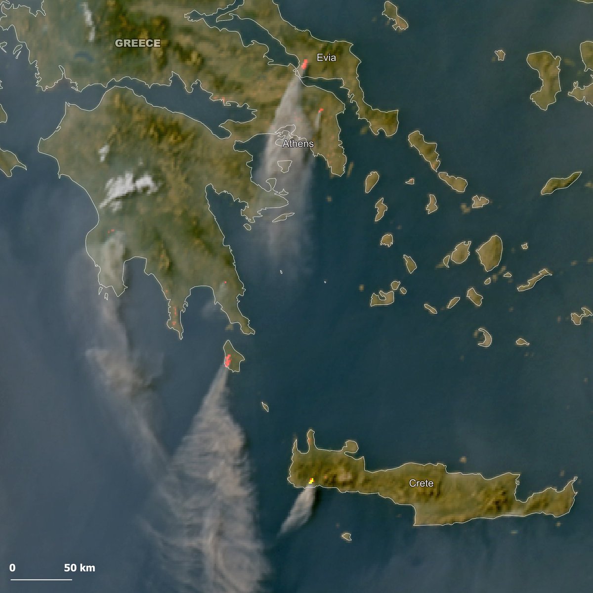 RevesdEspace's tweet image. 🔥 Situation catastrophique avec plusieurs feux déclarés en Grèce.
Images du satellite Meteosat-12 à 16h10 UTC ce samedi 26 juillet.
Via @or_bit_eye