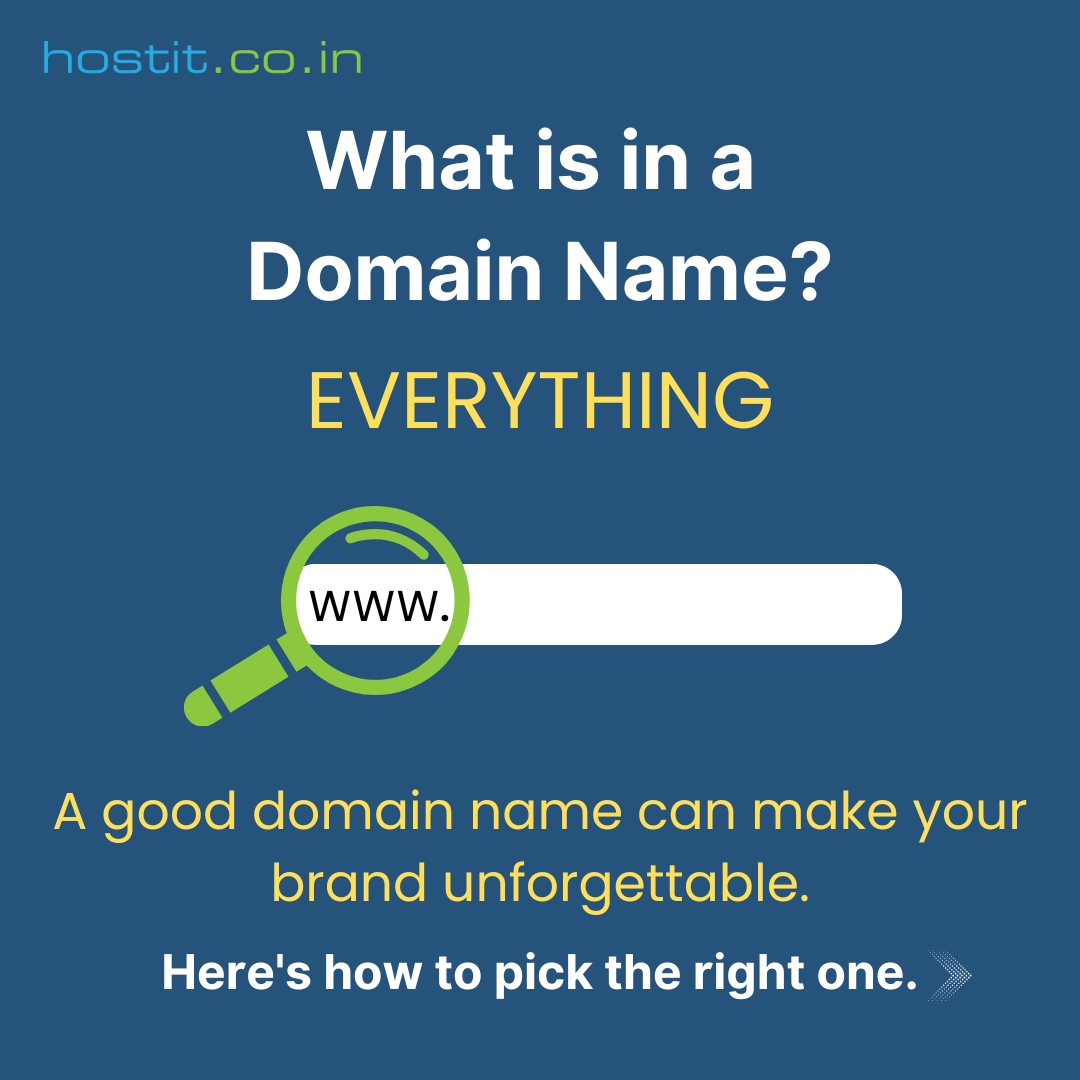 hostit_co_in's tweet image. What’s in a #domainname?

EVERYTHING. 🌐

Your domain = your digital identity.
It builds trust, visibility &amp;amp; recall.

✅ Short &amp;amp; brandable
✅ .com vs .in — choose wisely
✅ Avoid symbols/hyphens

🔍 Got a #brand idea?

Check now → hostit.co.in

#DomainNameTips