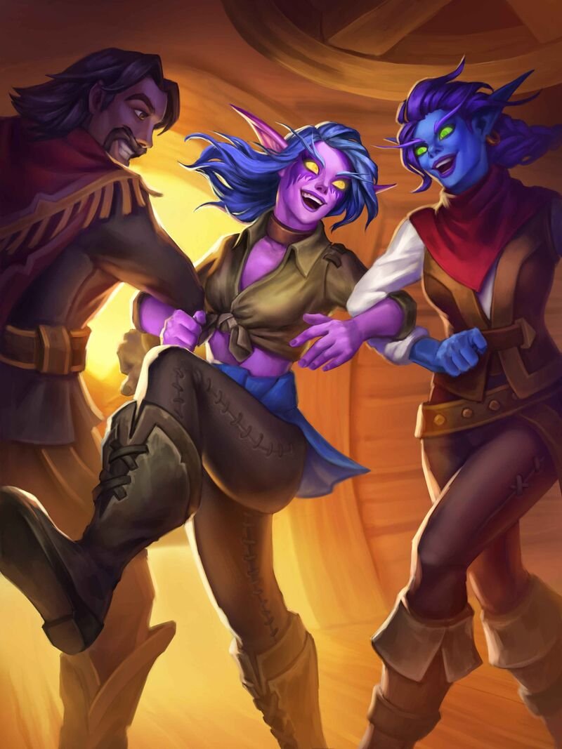 Neasper's tweet image. Need more happy elves in WoW