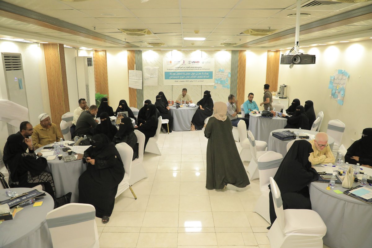 HumanAccessOrg's tweet image. ✅Enhancing knowledge and skills on child protection and gender-based violence case management help accelerate prevention and recovery.
This is the goal of a workshop organized by HUMAN ACCESS in Hadhramaut, funded by @UNICEF_Yemen, with the participation of 30 protection workers