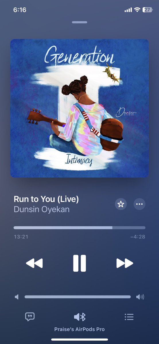 PArannilewa's tweet image. I run to you and I know you will overwhelm me with your love…
I’m running to face the cross, to back the storms, and worship you, my love. 😭
This album cover art just helps me understand this song better.
You know when you’ll understand that he truly loves you?
When it…