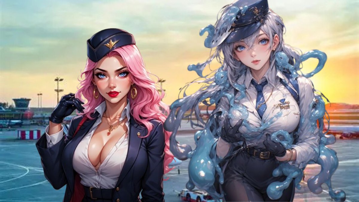 oggm_adventures's tweet image. Dear @elvenmaidinn. Day 26 and still no sign of any #ElvesInBikinisMonth, but as I was "barrowing" a plane from the airport, I did run into a slimegirl flight attendant.
&lt;3 Tag.
( I will give the plane back. Perhaps if someone paid me, I could buy a ticket?)