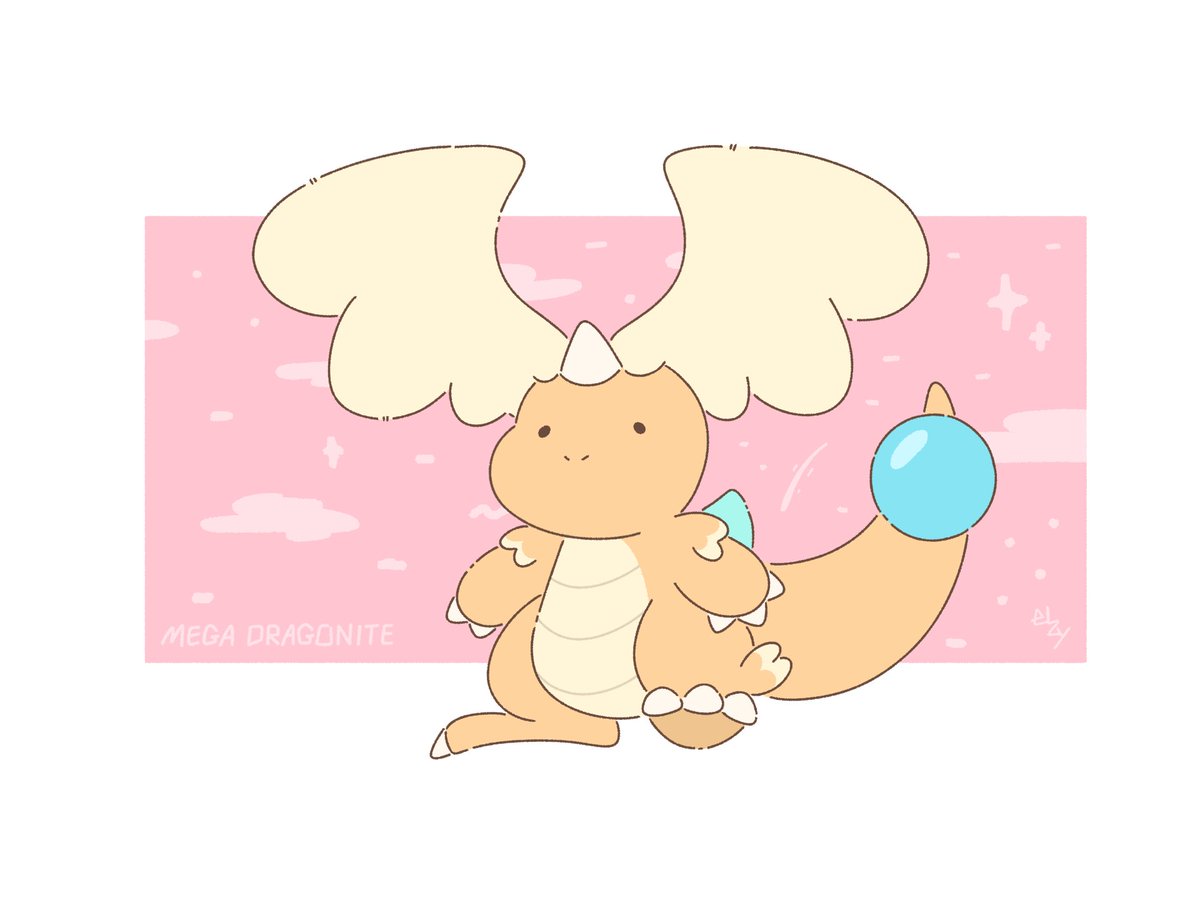 Elzrydo's tweet image. Is it a lil too late for the Mega Dragonite hype?