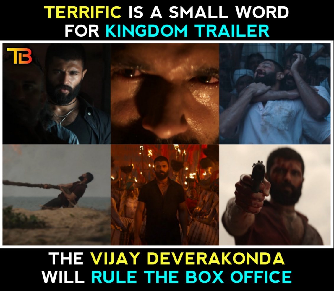 TBO_Updates's tweet image. #Kingdom #KingdomTrailer #VijayDeverakonda @TheDeverakonda