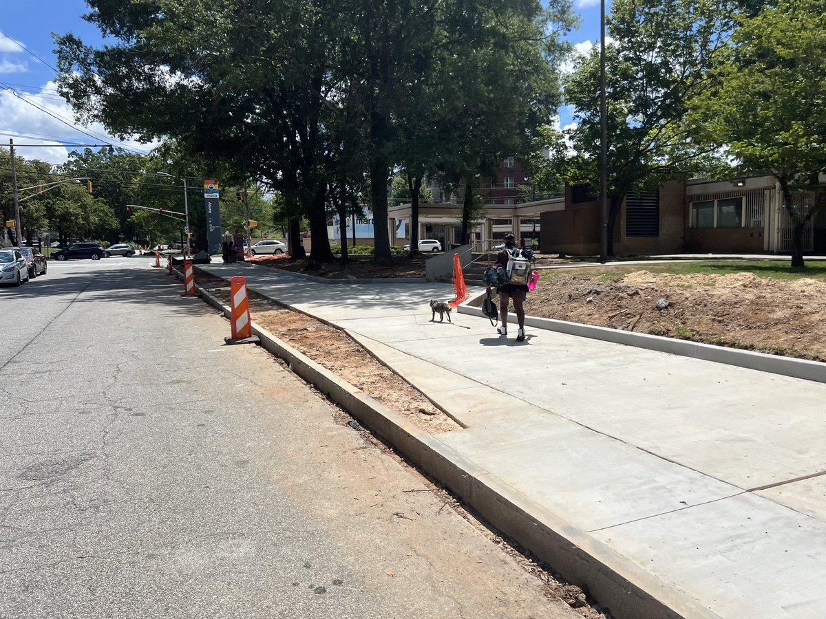 HowEPhil's tweet image. Lena St trail progress creeping along