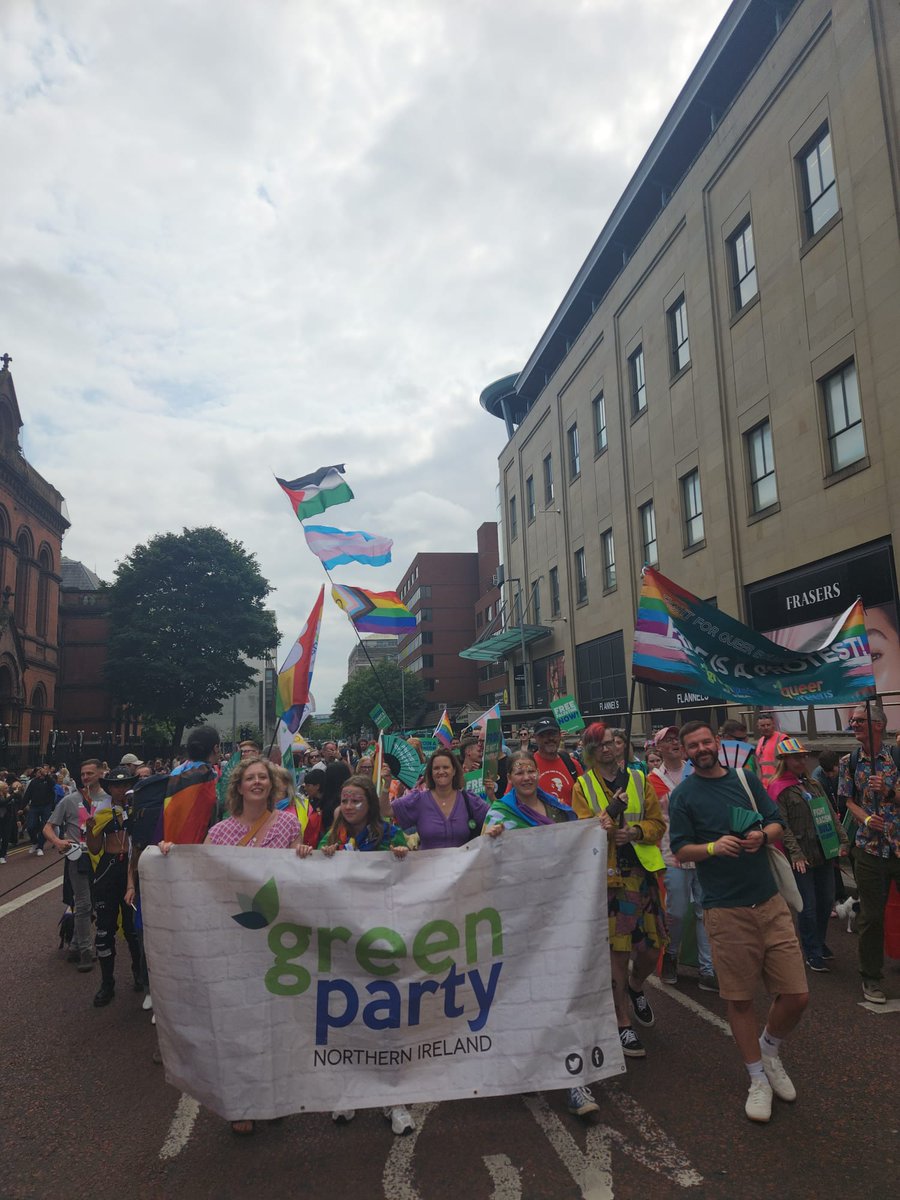 The sheer numbers at #BelfastPride today were incredible. Ignore the online trolls and hatred, we're going to win this battle.