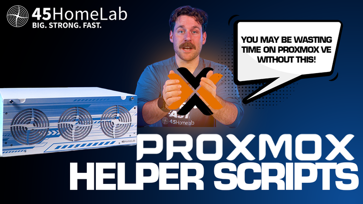 45Homelab's tweet image. 🚨 This Proxmox Tool Changes EVERYTHING for Your Homelab! 🚨
Still pasting random commands from forums? Stop the madness. The Proxmox Helper Scripts are here — and they're a total game-changer.
In this video, Zack Perry from 45HomeLab breaks it all down using the powerful HL15…
