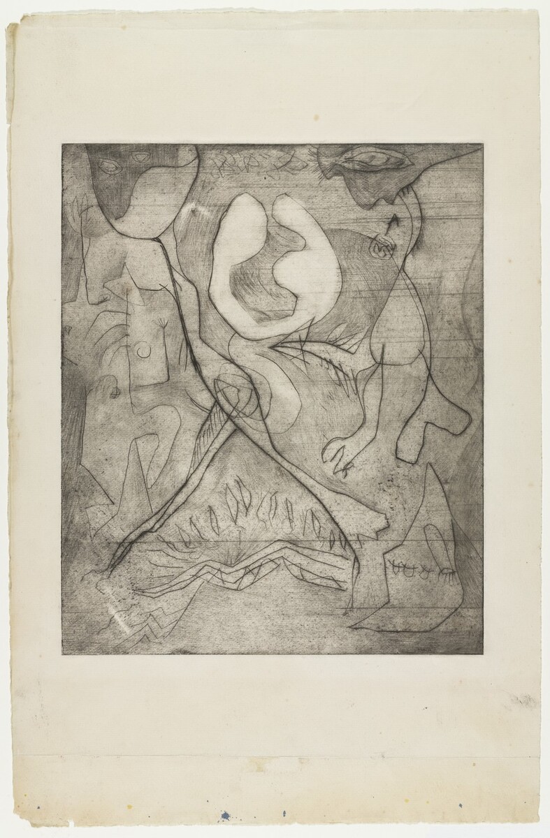 Untitled (1), state I of III #artbots #pollock