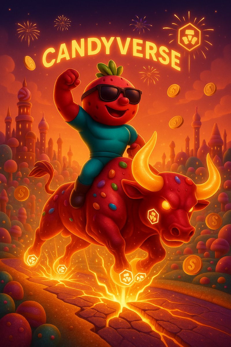 🚀 Sweet gains are made on strong chains.
🍬 CandyVerse is rising.
🔴 Cronos is roaring.
🔵 $CRO and #crofam  are taking over.

Early? Yes.
Bullish? Always.
