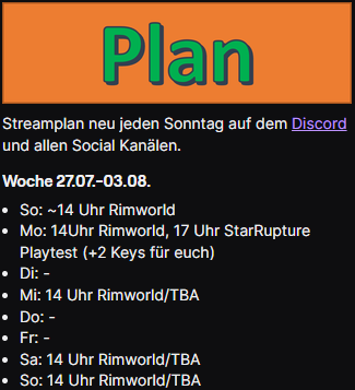 Bin wieder da!