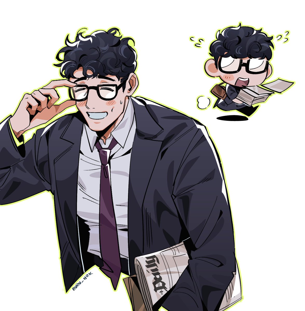 ruru_hrk's tweet image. clark kent