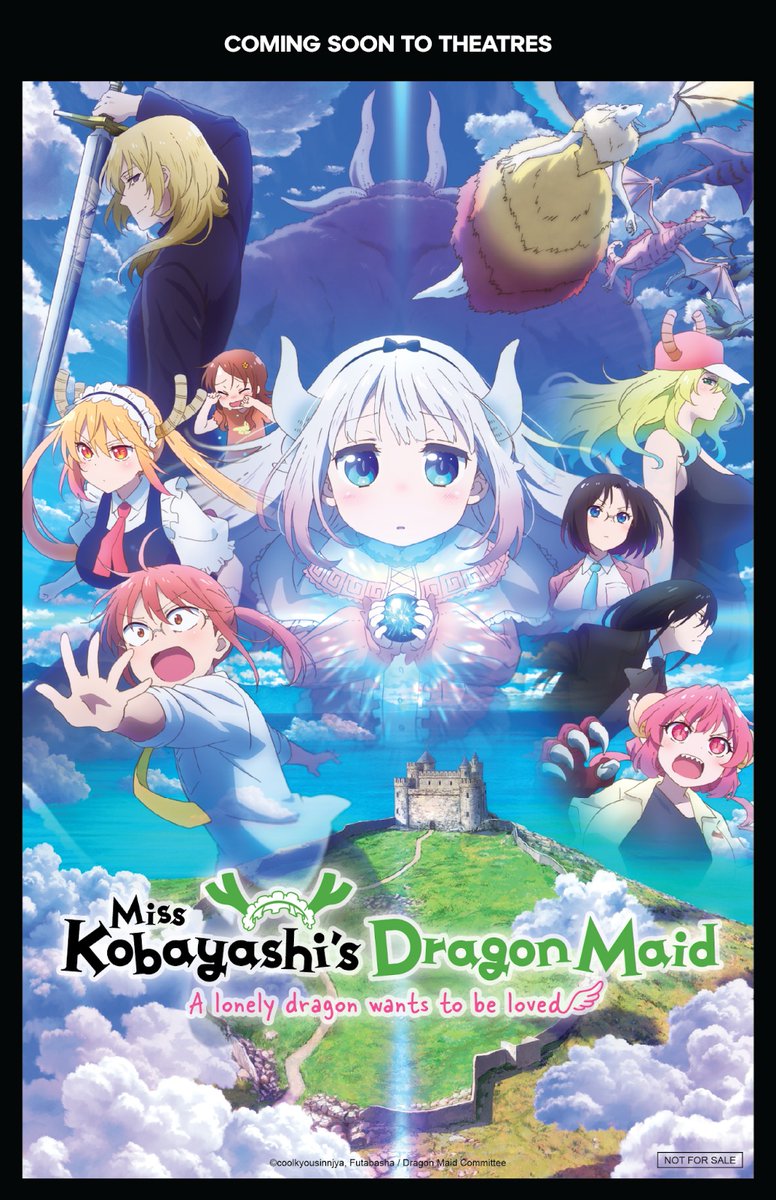 fnlwpn's tweet image. Crunchyroll Anime Nights Theatrical Program Announced, Includes Miss Kobayashi's Dragon Maid: A lonely dragon wants to be loved on October 20 in the US finalweapon.net/2025/07/26/cru…