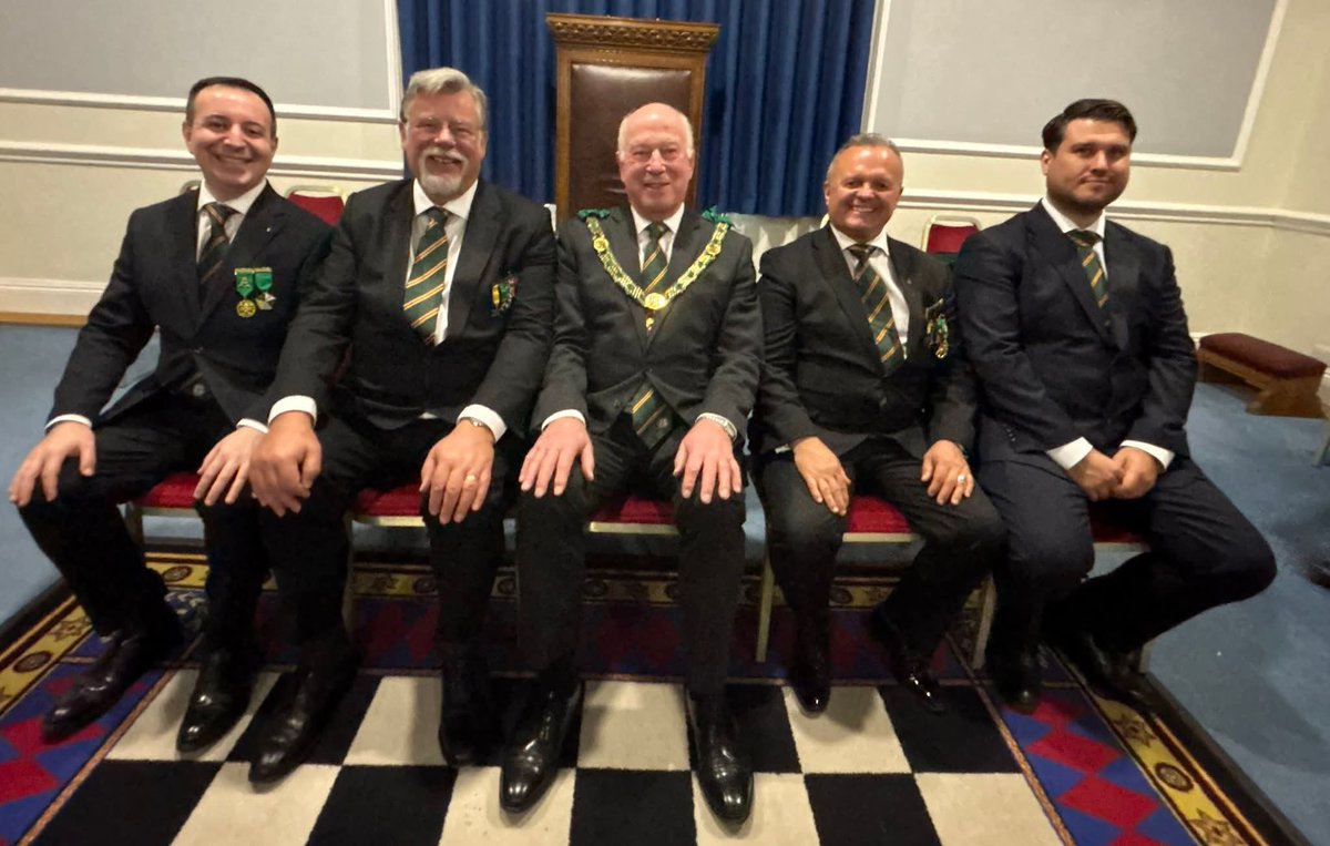 17/06/25 the Britannic Council of Madeira met &amp; conducted the Degree of Red Cross of Babylon for 4 Brethren. Bro Lance Pusey was then declared as Master Elect for the ensuing year.  With business concluded they retired to the bar &amp; enjoyed a wonderful Festive Board
<a href="/AMD_London/">AMD London</a>