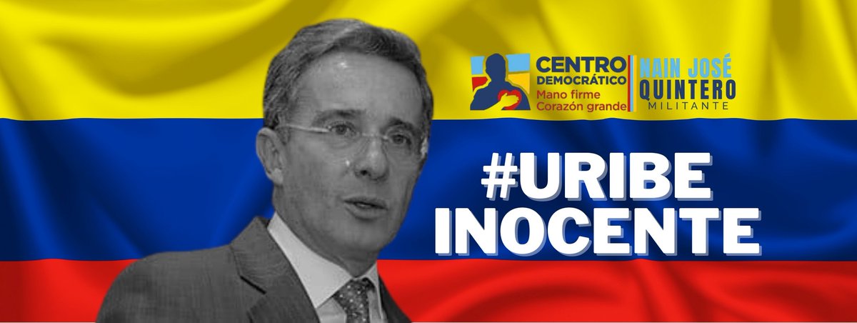 NainQuinteroV's tweet image. Mañana no se juzga a un hombre, se juzga al expresidente que enfrentó al narco, a las Farc y al castrochavismo. ¡Uribe no está solo! Quieren destruirlo por lo que hizo bien: salvar a Colombia. ¡Firme con @AlvaroUribeVel! La historia lo absolvió, ahora que lo absuelva la justicia.