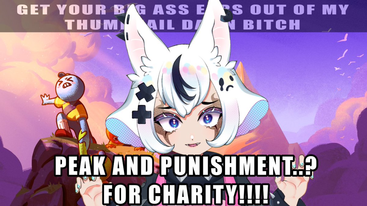 canidaelight's tweet image. im still bad at thumbnails, BUT i WILL be live in 20 minutes for some peak with guests and batsuwheel! its for charity! aha! i can take any punishment for...charity...
SEE YOU THERE!