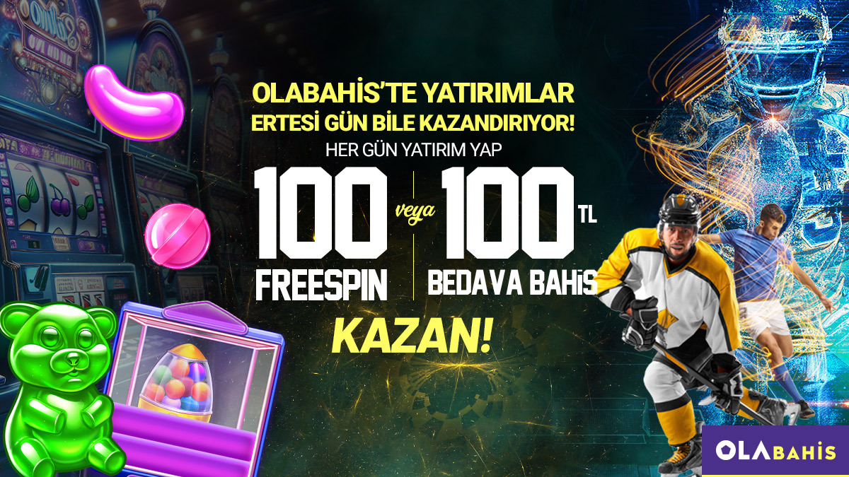 olabahisonline's tweet image. 💯 OLABAHİS’TE BUGÜN YATIRIM YAPANLAR ERTESİ GÜN BONUSUYLA İKİ KEZ KAZANIYOR! 💯
İster 100 freespin, ister 100 TL bedava bahis! ⚽️
✨ Seçim senin!
👉 Şimdi yatırım yap t2m.io/txolabhs
