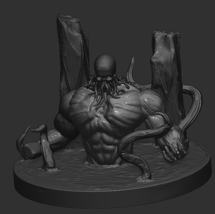 DailyOceano's tweet image. To fazendo uma figure do Deus da Morte posando bem divo com uns tentáculos bem Cthulhu
Aliás vcs já viram como Santo Berço tem um conceito parecido com R'lyeh? engraçado né...
(Ignora os pilares, vou tentar algo melhor depois)