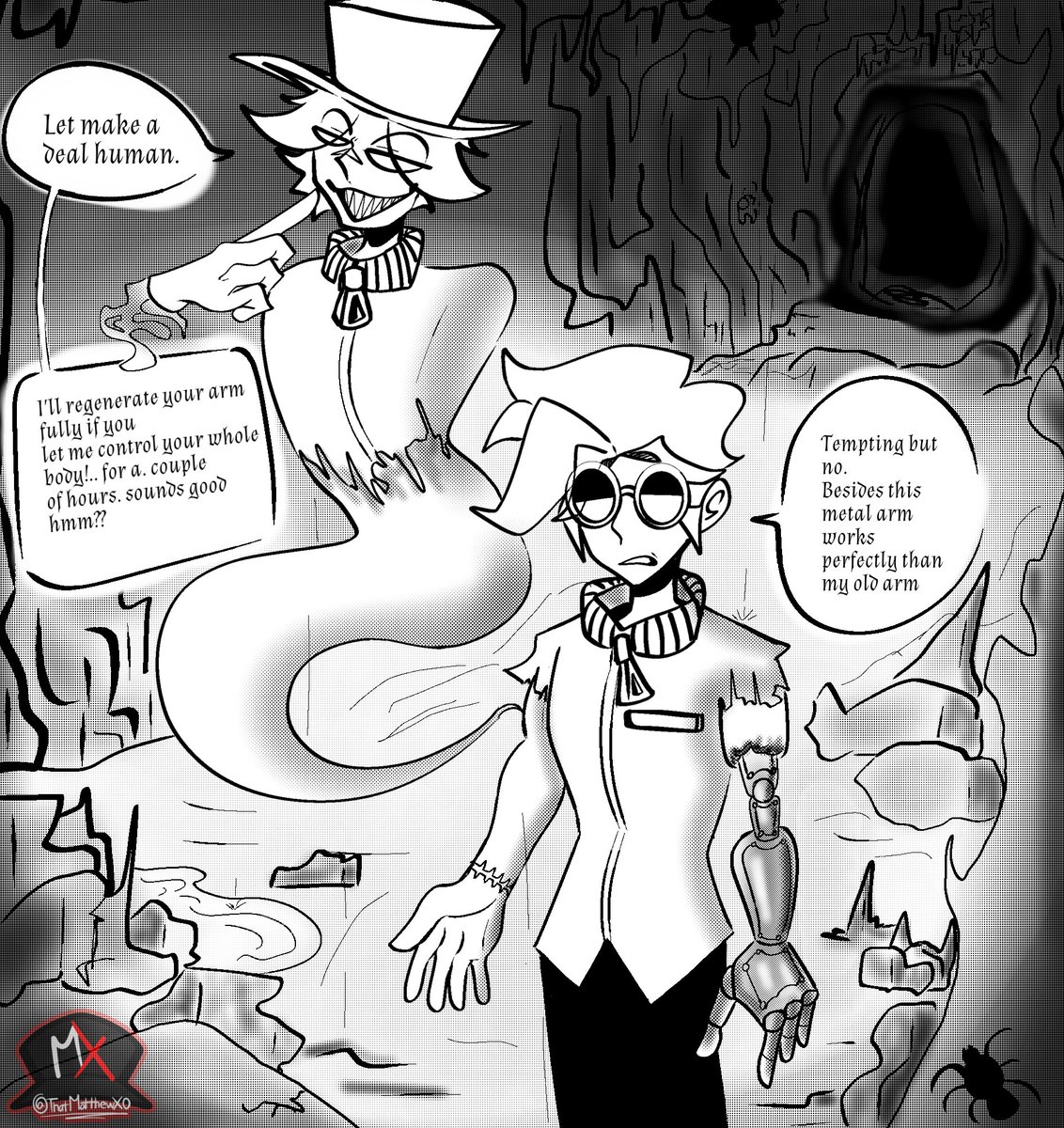 random panel (praticing with new brush).