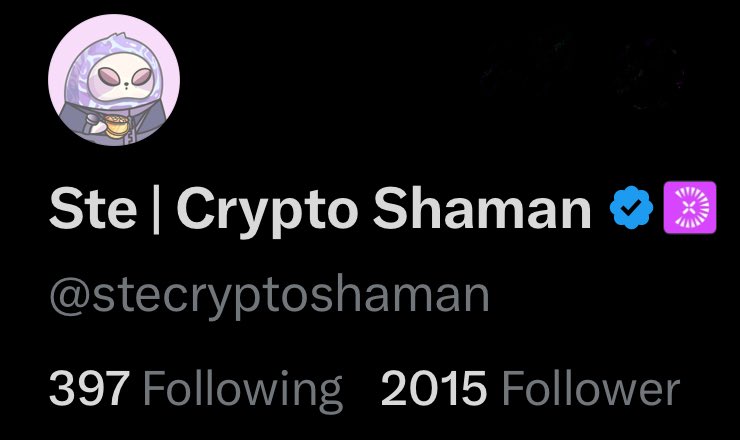 stecryptoshaman's tweet image. 2k followers feels good!

I wonder what 2.8k feels like 🧐