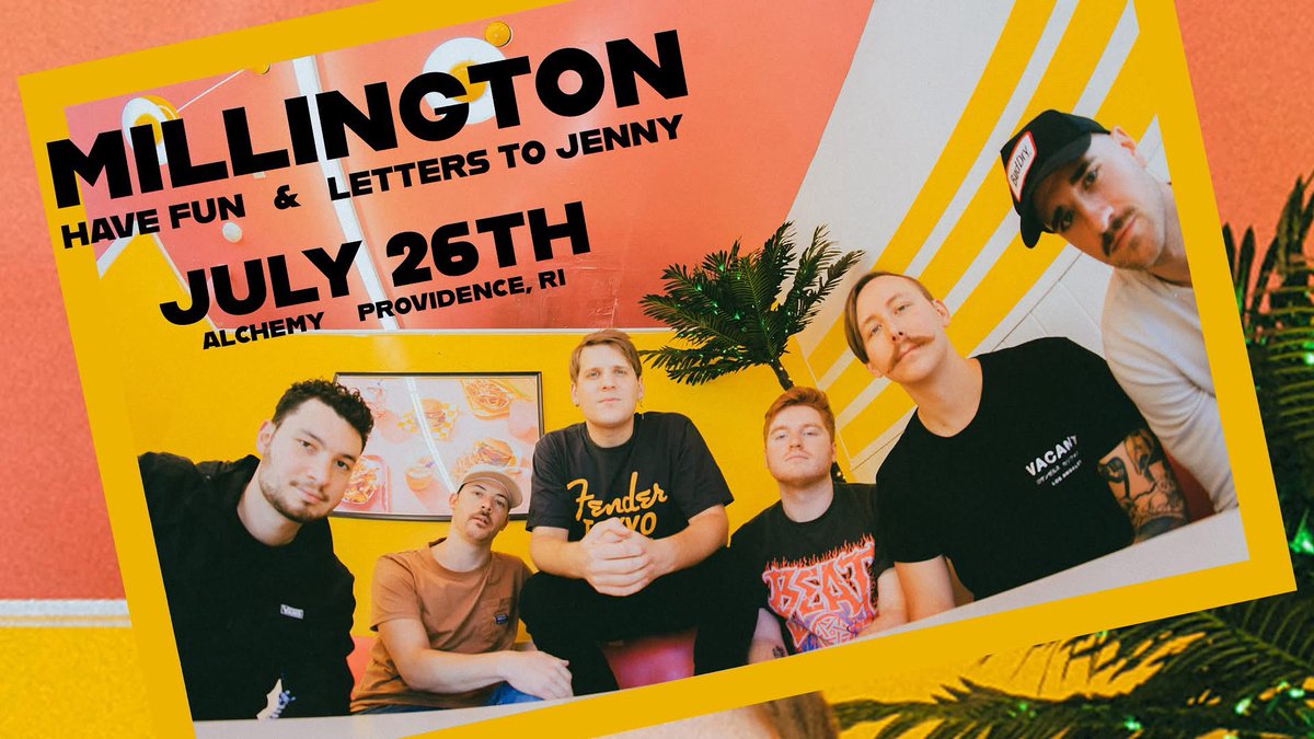 Up First Tonight!

Millington | Have Fun | Letters To Jenny

Doors at 5:30. $20. All Ages.