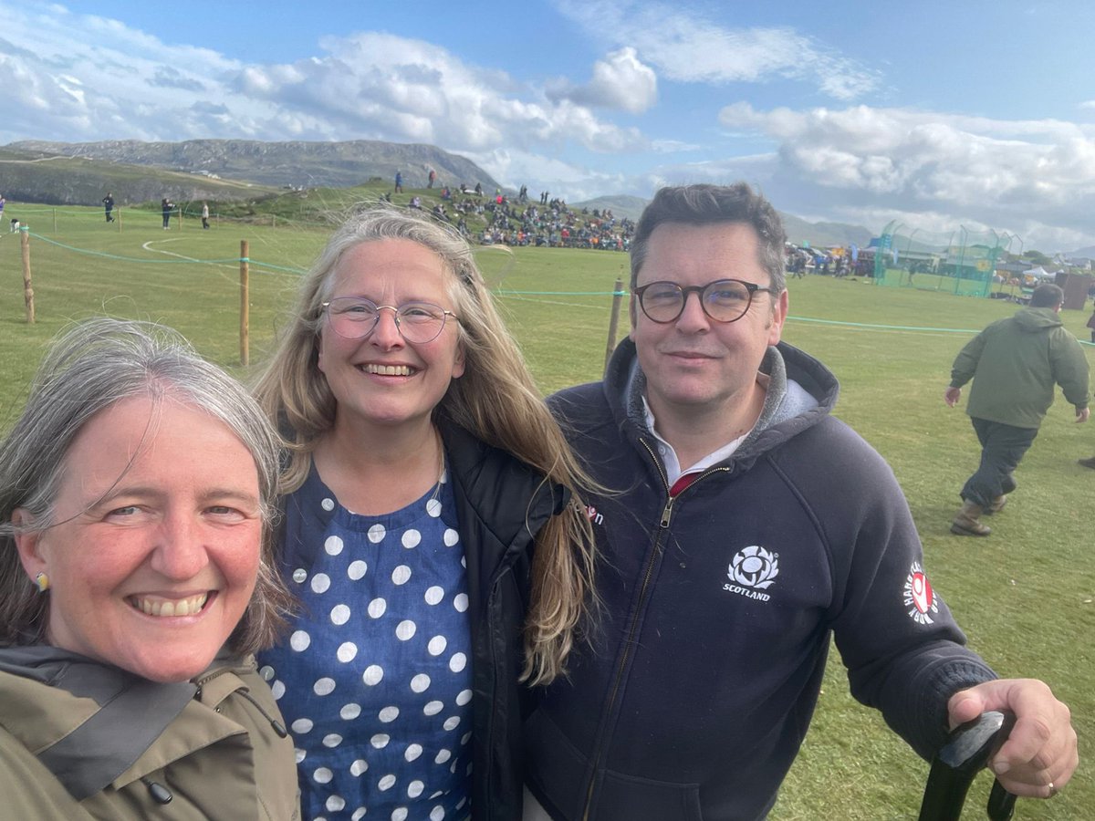 MareeToddMSP's tweet image. We had a fab day at the Durness Games yesterday. An idyllic setting for a Highland Games & a mighty sporting contest!
Lots of laughter, chat and catching up with old friends.
Despite the overcast skies & the breeze (which kept the midges at bay) I went home sun kissed!