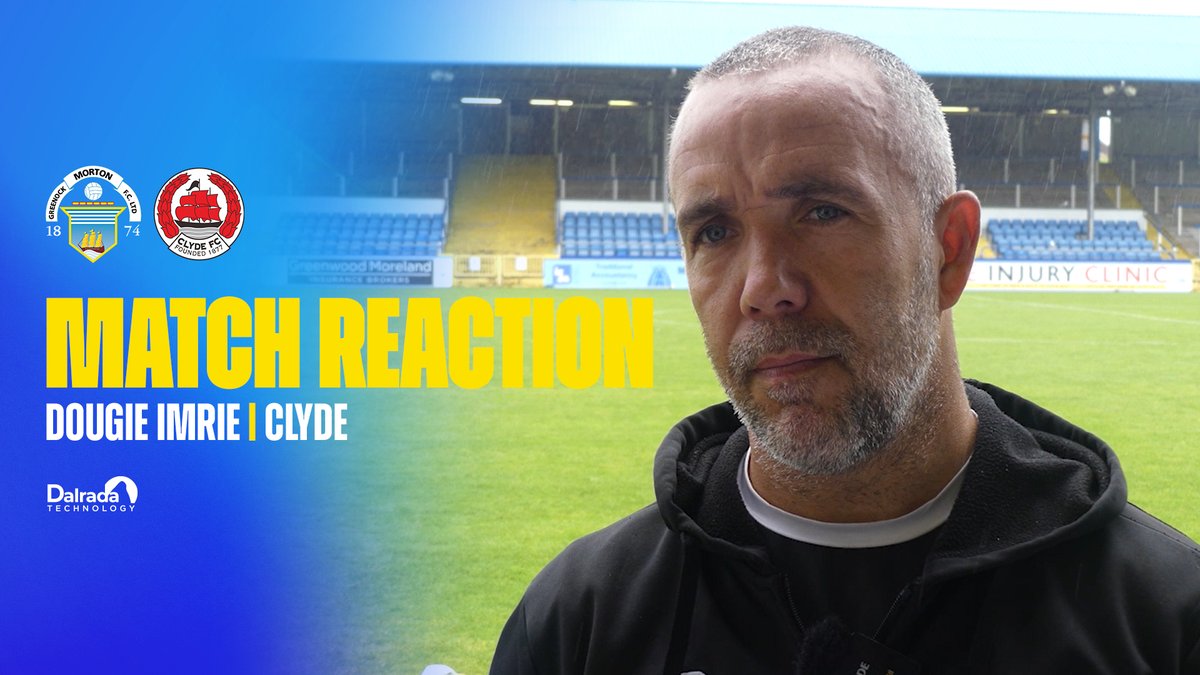 Morton_FC's tweet image. 🗣️ Hear from Dougie Imrie following today's crucial Premier Sports Cup win against Clyde.
➡️ youtu.be/CIVk4yqc6Xw