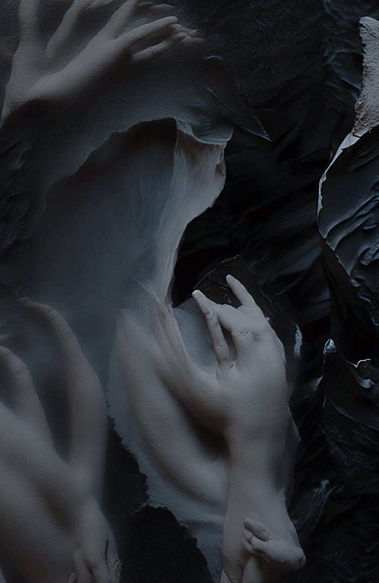 swimming in the dark sea sweetness