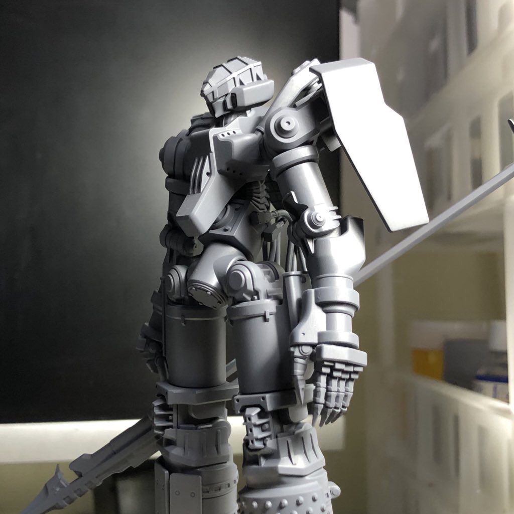 1303kenny's tweet image. #WF2025S
オリジナルメカキットの展示と販売を行います!
全高約13cmの組み立て塗装が必要な光造形プリント品で価格15000円になります(非可動)両平手、肩アーマー付き
