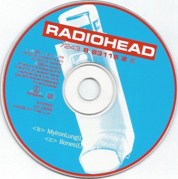 RPL_highlights's tweet image. The Bends (single)

Released on July 26, 1996 in Ireland, with My Iron Lung and Bones (both live at the Forum) as B-sides.