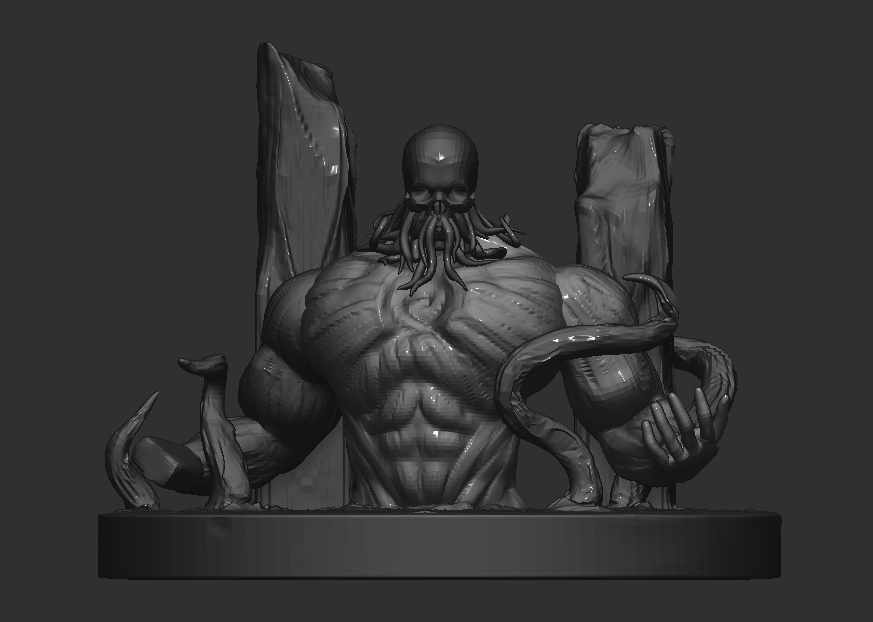 DailyOceano's tweet image. To fazendo uma figure do Deus da Morte posando bem divo com uns tentáculos bem Cthulhu
Aliás vcs já viram como Santo Berço tem um conceito parecido com R'lyeh? engraçado né...
(Ignora os pilares, vou tentar algo melhor depois)