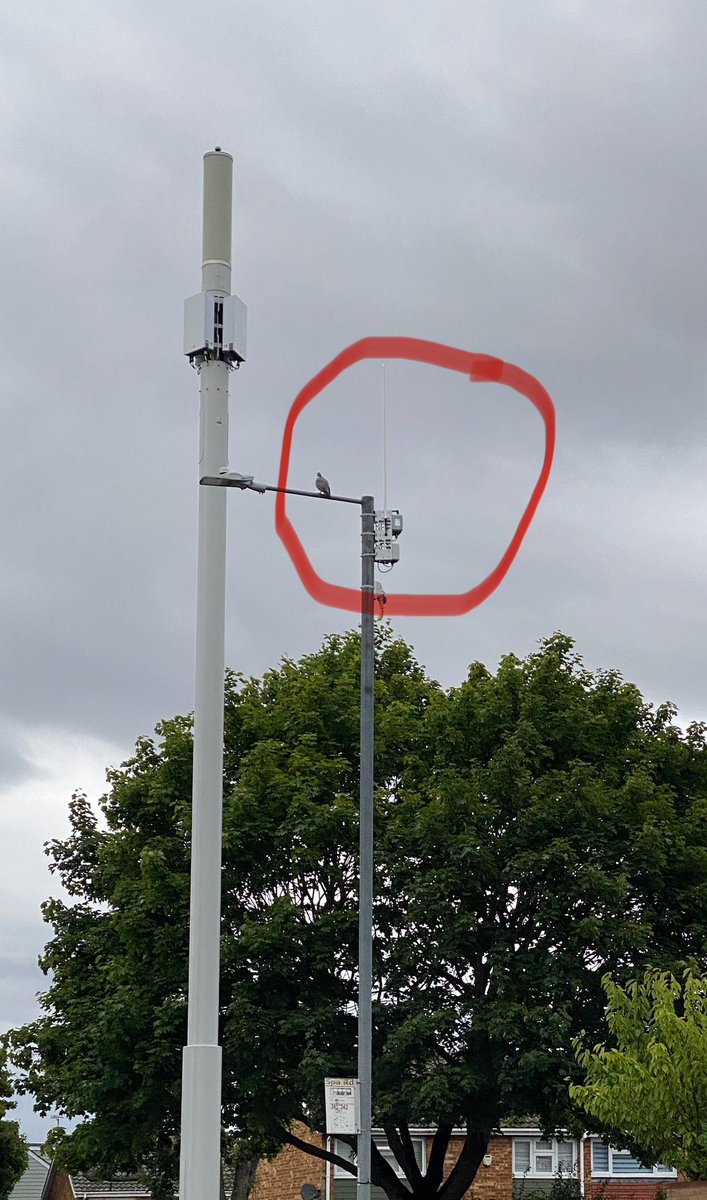 Keithpoker1's tweet image. Anyone else noticing these going up in many areas. I just wonder what they are as some are right next to 5g