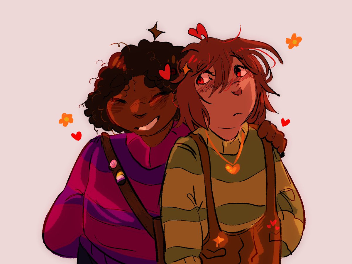 Treezxu's tweet image. redraw #undertale #charisk happy almost ten years
