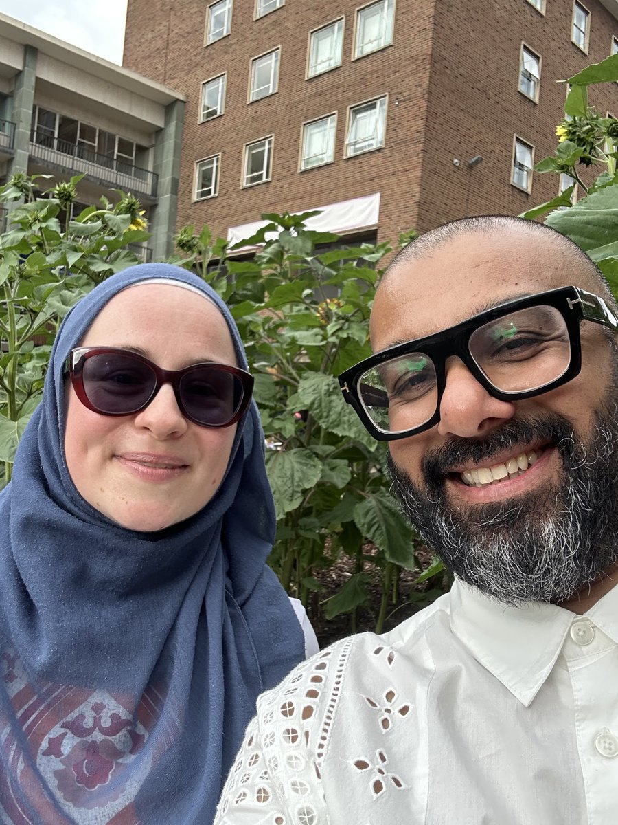 j_p_eggert's tweet image. Catching up with @Maz_Idriss in Coventry, talking research, policy and life 😊🩷