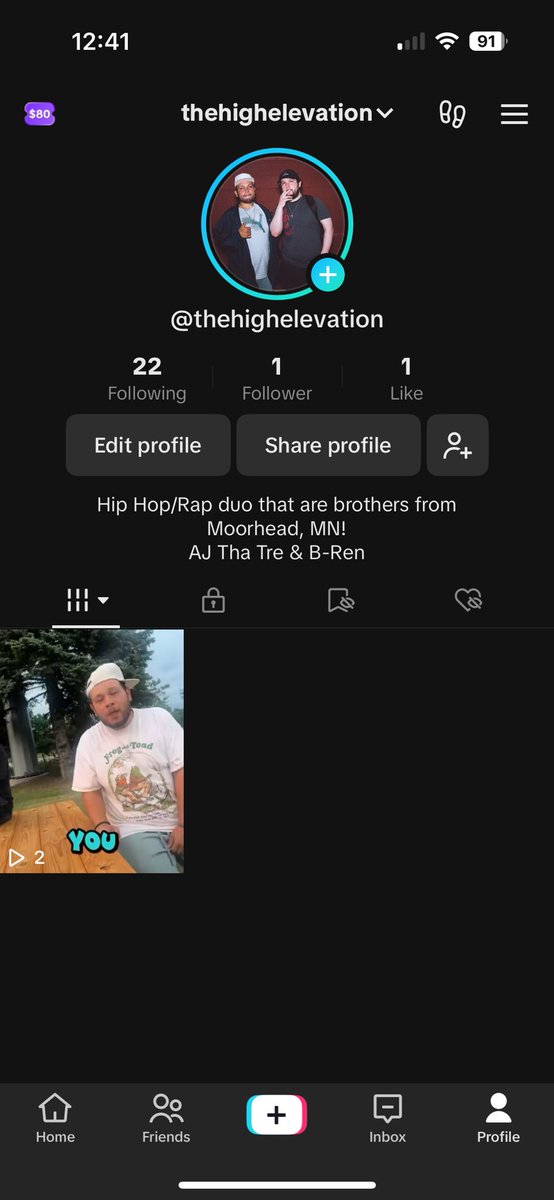 We are now on TIK TOK!🥳 be sure to sauce us a follow to stay up to date on our music adventures!👨‍💻 we will follow you back🔄