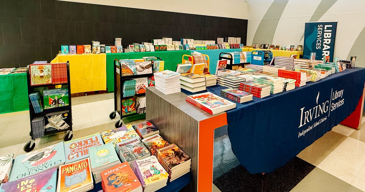 IrvingLibraries's tweet image. Just wrapped up an amazing day of donating ๐books๐ to help students build their home libraries! ๐๐ซถ๐ฝI loved seeing the vendors and volunteers in actionโso inspiring to watch our community come together for our @IrvingISD students and set the tone for a strong school year!