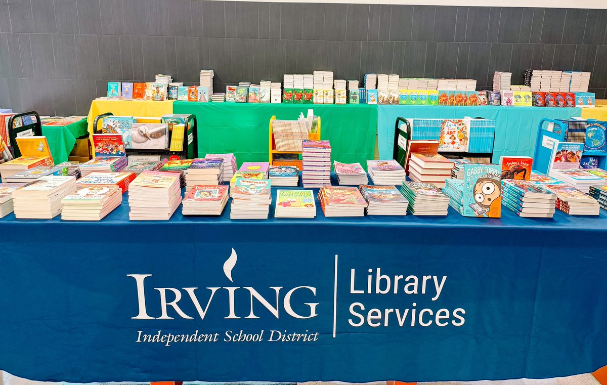 IrvingLibraries's tweet image. Just wrapped up an amazing day of donating ๐books๐ to help students build their home libraries! ๐๐ซถ๐ฝI loved seeing the vendors and volunteers in actionโso inspiring to watch our community come together for our @IrvingISD students and set the tone for a strong school year!